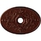 Ekena Millwork Alexa Medallion (Canopies up to 5 5/8"), 30 3/4"W x 21 1/4"H x 3 7/8"ID x 1 5/8"P, Antique Copper CM21X30ALACS - alternate 1